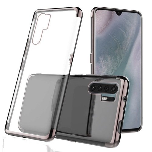 Microsonic Huawei P30 Pro Kılıf Skyfall Transparent Clear Siyah