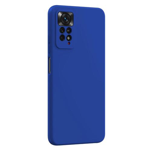 Microsonic Matte Silicone Xiaomi Redmi Note 11 Pro 5G Kılıf Mavi