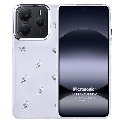 Microsonic Xiaomi Redmi Note 14 4G Kılıf PrettyCharm Tulip
