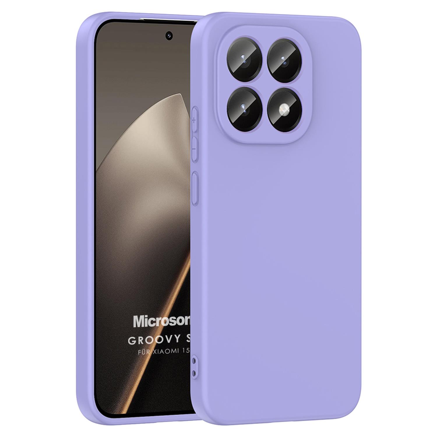 Microsonic Xiaomi 15T Kılıf Groovy Soft Lila