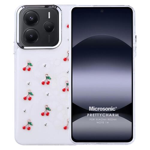 Microsonic Xiaomi Redmi Note 14 4G Kılıf PrettyCharm Cherry