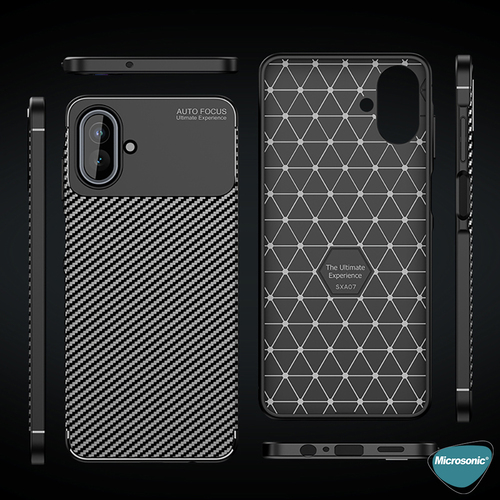 Microsonic Samsung Galaxy A07 Kılıf Legion Series Siyah