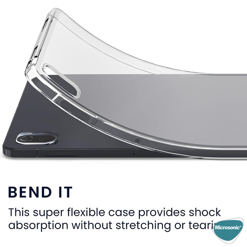 Microsonic Samsung Galaxy Tab S11 Ultra Kılıf Transparent Soft Şeffaf