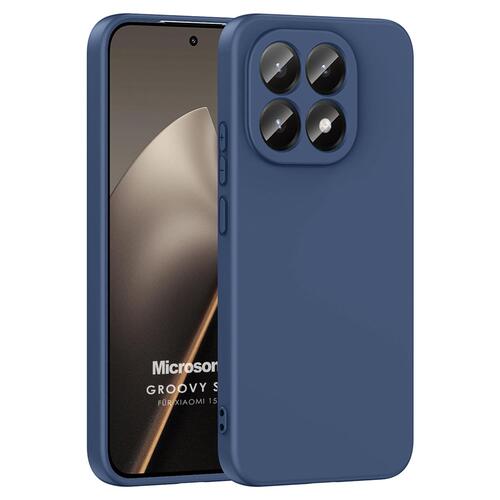 Microsonic Xiaomi 15T Kılıf Groovy Soft Lacivert