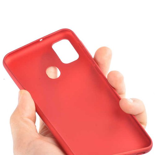 Microsonic Matte Silicone Samsung Galaxy M30s Kılıf Mavi