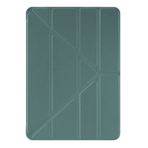 Microsonic Apple iPad Pro 12.9'' 2021 5. Nesil Kılıf (A2378-A2461-A2379-A2462) Origami Pencil Koyu Yeşil