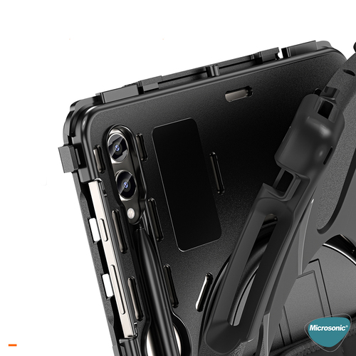 Microsonic Samsung Galaxy Tab S11 Ultra Kılıf Heavy Defender Siyah