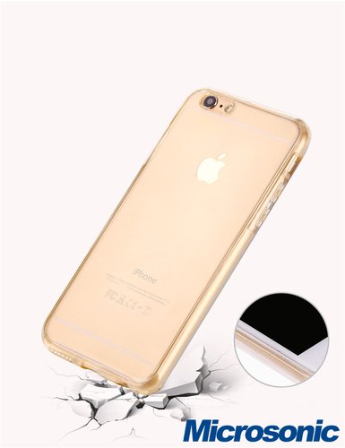 Microsonic iPhone 7 Kılıf 6 tarafı tam full koruma 360 Clear Soft Şeffaf