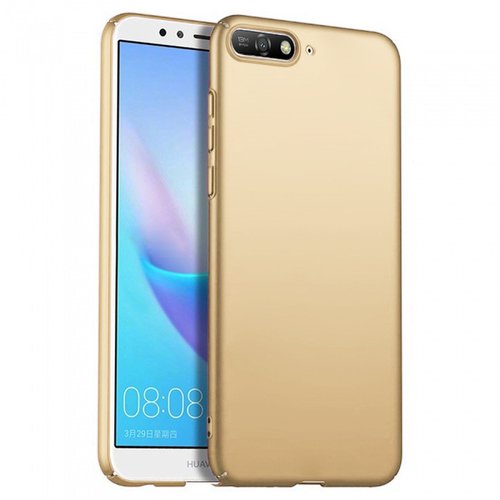 Microsonic Huawei Y6 2018 Kılıf Premium Slim Gold