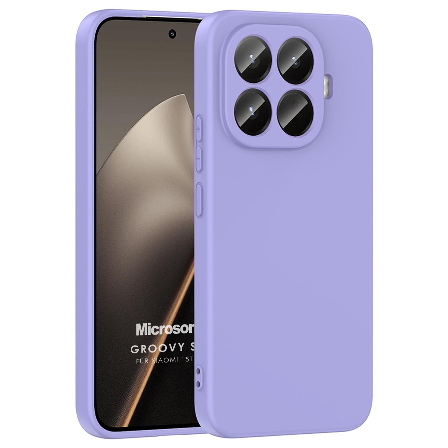 Microsonic Xiaomi 15T Pro Kılıf Groovy Soft Lila