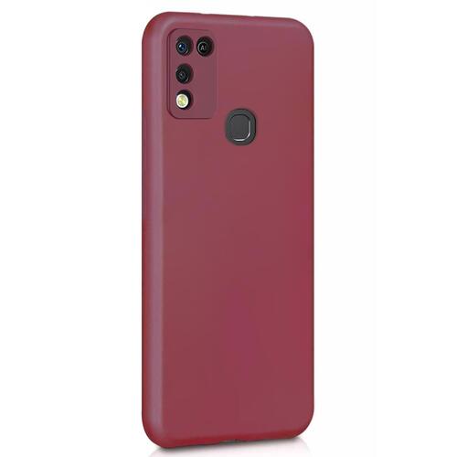 Microsonic Matte Silicone Infinix Hot 10 Play Kılıf Mor