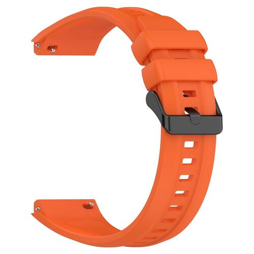 Microsonic Huawei Watch GT5 Pro 42mm Kordon, Silicone SwiftBands Turuncu
