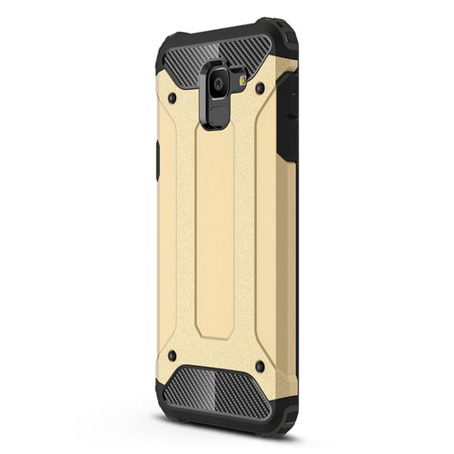 Microsonic Samsung Galaxy J6 Kılıf Rugged Armor Gold