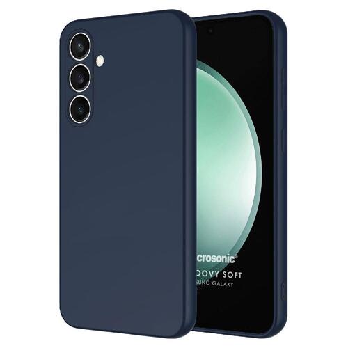 Microsonic Samsung Galaxy S25 FE Kılıf Groovy Soft Lacivert