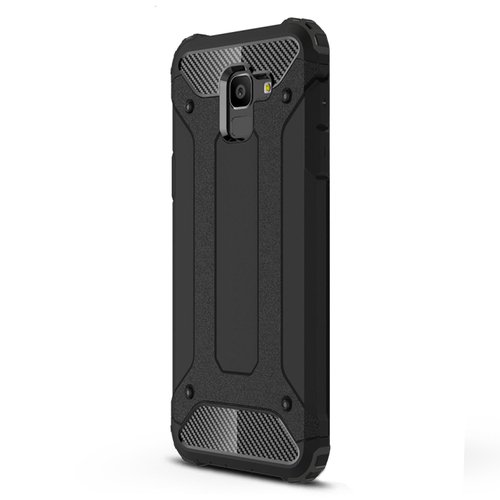 Microsonic Samsung Galaxy J6 Kılıf Rugged Armor Siyah