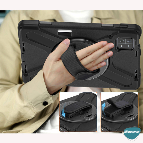 Microsonic Xiaomi Redmi Pad 2 Kılıf Heavy Defender Siyah