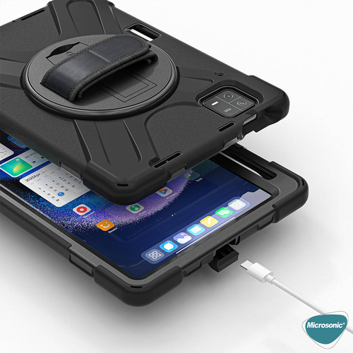 Microsonic Xiaomi Redmi Pad 2 Kılıf Heavy Defender Siyah