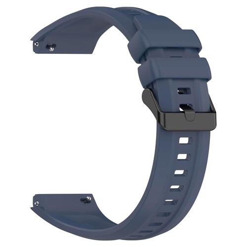 Microsonic Huawei Watch GT5 Pro 42mm Kordon, Silicone SwiftBands Mavi