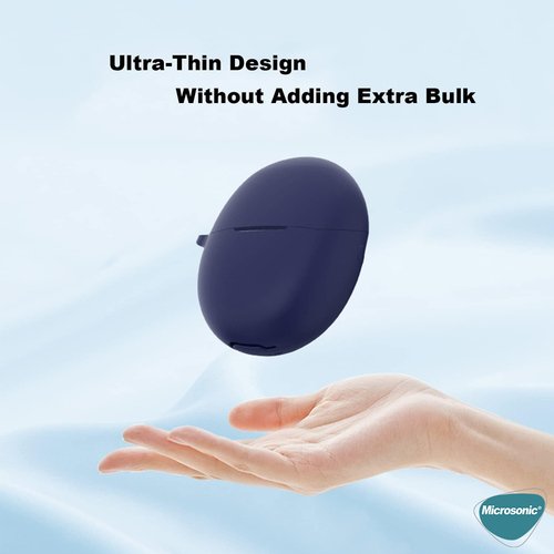 Microsonic Huawei FreeBuds 6 Mat Silikon Kılıf Siyah