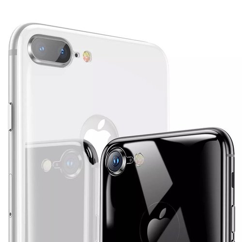 Microsonic Apple iPhone 8 Plus Arka Tam Kaplayan Temperli Cam Koruyucu Gold