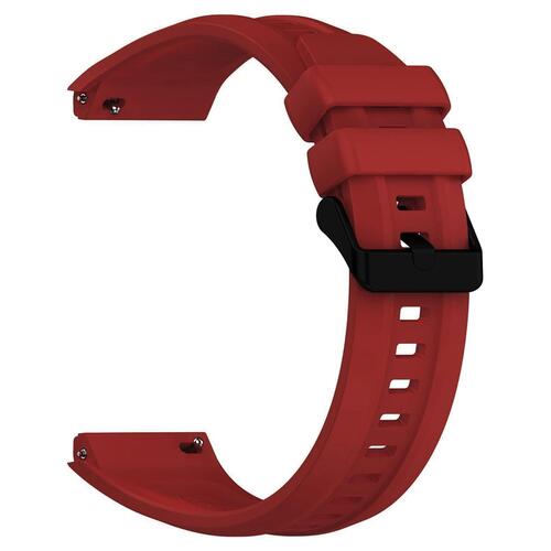 Microsonic Huawei Watch GT5 Pro 42mm Kordon, Silicone SwiftBands Kırmızı
