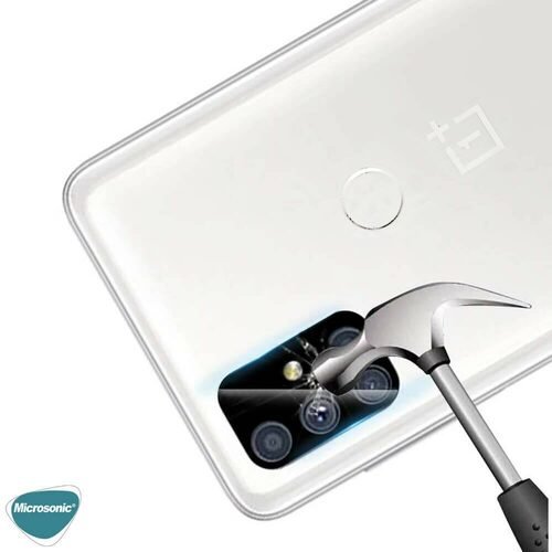 Microsonic OnePlus Nord N10 5G Kamera Lens Koruma Camı V2 Siyah