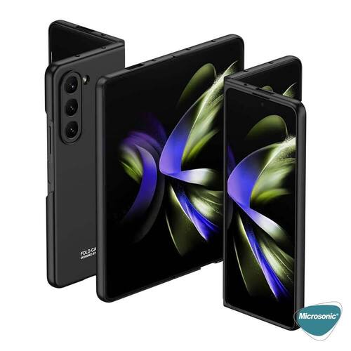 Microsonic Samsung Galaxy Z Fold 5 Kılıf Shape Hard Cover Siyah