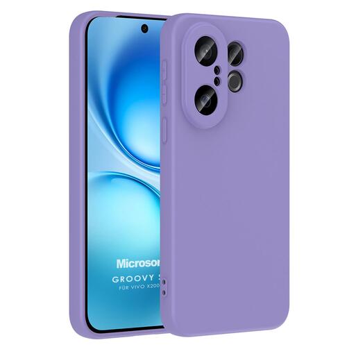 Microsonic Vivo X200 FE 5G Kılıf Groovy Soft Lila