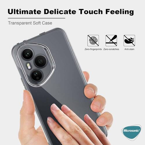 Microsonic Honor 400 Pro Kılıf Transparent Soft Şeffaf