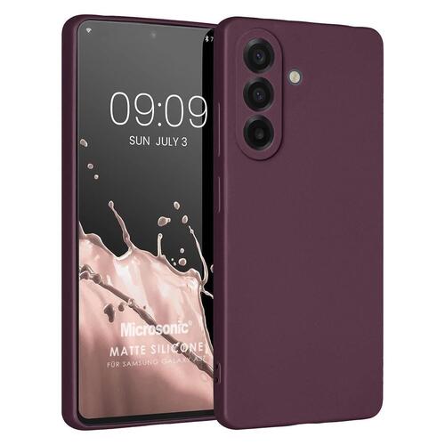 Microsonic Matte Silicone Samsung Galaxy A37 Kılıf Mor