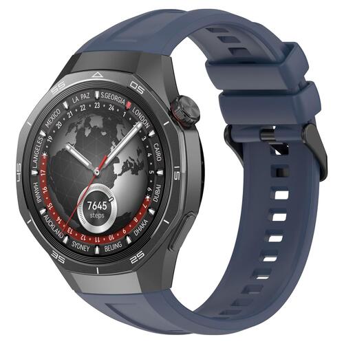 Microsonic Huawei Watch GT5 Pro 46mm Kordon, Silicone SwiftBands Mavi