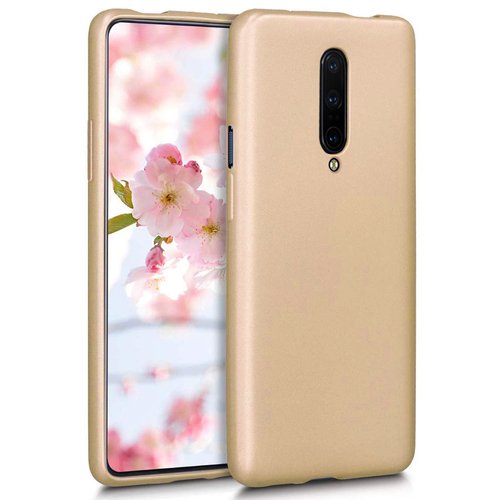 Microsonic Matte Silicone OnePlus 7 Pro Kılıf Gold