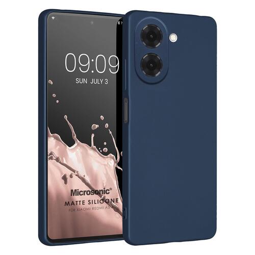 Microsonic Matte Silicone Xiaomi Redmi A5 4G Kılıf Lacivert