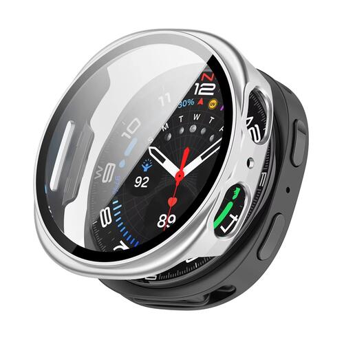 Microsonic Samsung Galaxy Watch 8 40mm Kılıf Matte Premium Slim WatchBand Gümüş