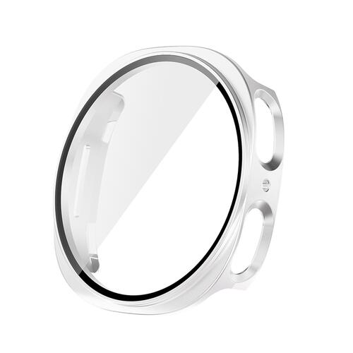 Microsonic Samsung Galaxy Watch 8 40mm Kılıf Matte Premium Slim WatchBand Gümüş