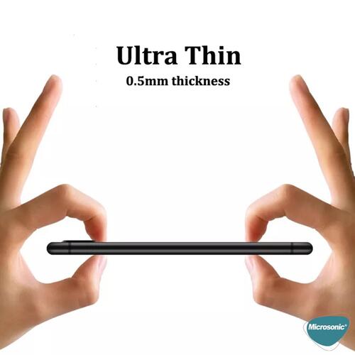 Microsonic Matte Silicone TECNO Spark 20 Pro Plus Kılıf Siyah