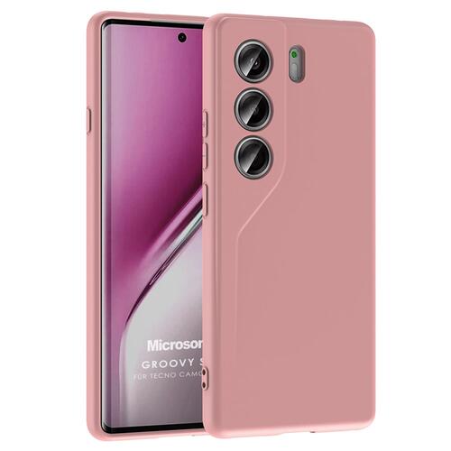 Microsonic TECNO Camon 40 4G Kılıf Groovy Soft Pembe