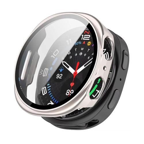 Microsonic Samsung Galaxy Watch 8 40mm Kılıf Matte Premium Slim WatchBand Starlight