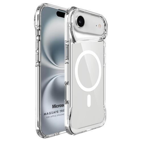 Microsonic Apple iPhone 17 Air Kılıf MagSafe Trex Bumper Şeffaf