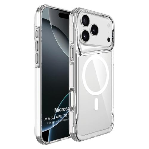 Microsonic Apple iPhone 17 Pro Kılıf MagSafe Trex Bumper Şeffaf