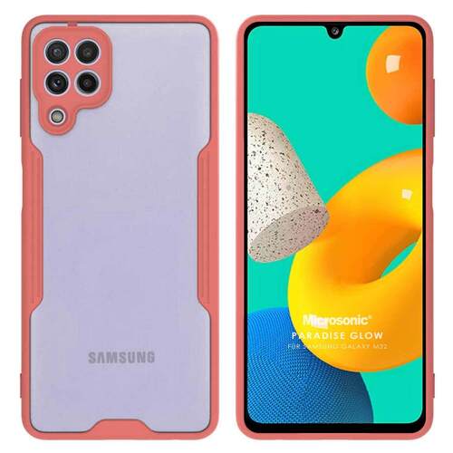 Microsonic Samsung Galaxy A22 4G Kılıf Paradise Glow Pembe