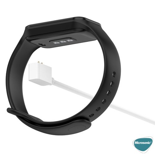 Microsonic Xiaomi Smart Band 9 Pro Manyetik USB Şarj Kablosu Beyaz