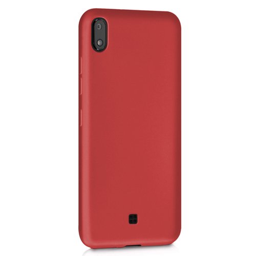 Microsonic Matte Silicone LG K20 2019 Kılıf Kırmızı