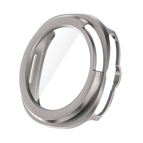 Microsonic Samsung Galaxy Watch 8 Classic 46mm Kılıf Matte Premium Slim WatchBand Titanyum