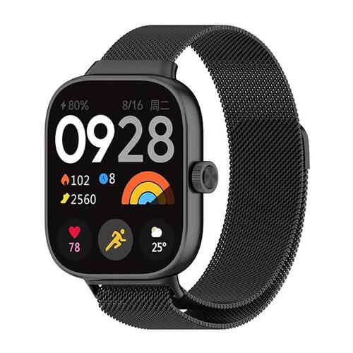 Microsonic Xiaomi Smart Band 9 Pro Milanese Loop Kordon Siyah
