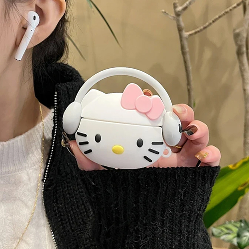 Microsonic AirPods Pro 3 Kılıf Cartoon Figürlü Silikon Crtn-Fgr-Hl-Kty