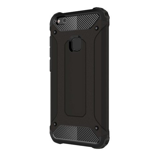 Microsonic Huawei P10 Lite Kılıf Rugged Armor Siyah