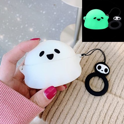 Microsonic AirPods Pro 2.Nesil Kılıf Cartoon Figürlü Silikon Crtn-Fgr-Ct-Ghst