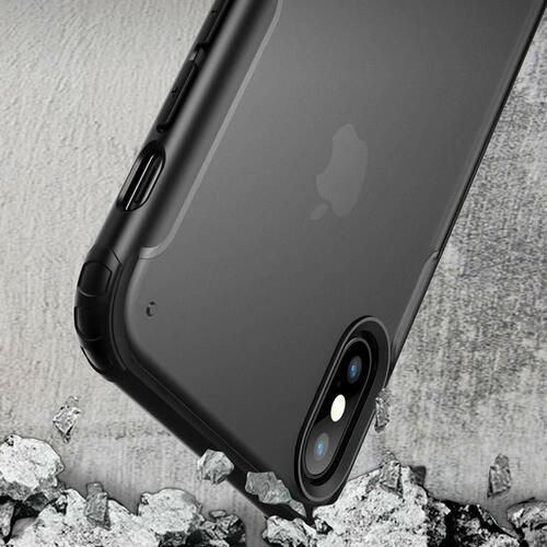 Microsonic Apple iPhone XS Max Kılıf Frosted Frame Yeşil