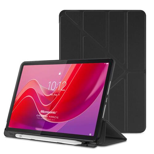 Microsonic Lenovo Idea Tab Pro 12.7 TB-373FU Kılıf Origami Pencil Siyah
